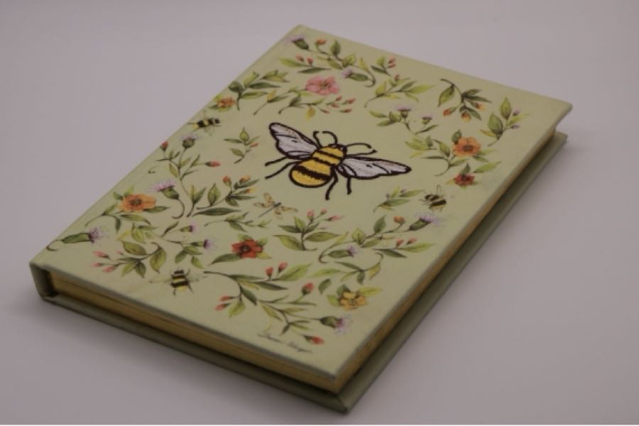 Hardcover notebook with Embroidered cover
